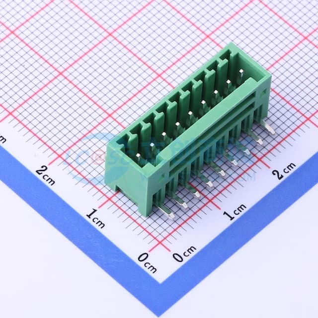 1x9P 2.54mm 排数:1 每排P数:9 【插件】实物图