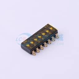 2.54mm 7位贴片平柄贴膜拨码开关卷装缩略图