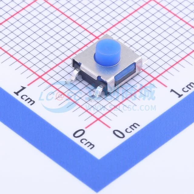 6.3*6.2*4.3mm 立贴 轻触开关实物图