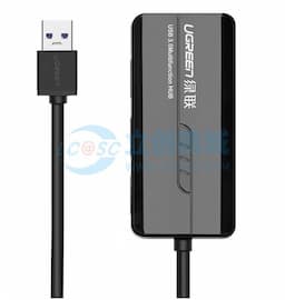 UGREEN(绿联)USB3.0分线器 USB转千兆网卡转换器扩展坞 网线转接头适用苹果笔记本 4合1【USB3.0*3+千兆网卡】20265缩略图