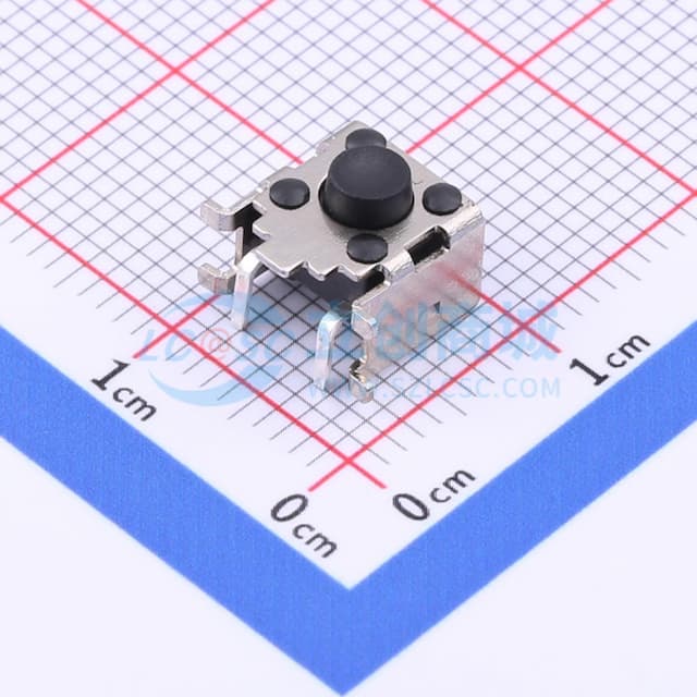 6*6*5mm 卧贴 轻触开关实物图