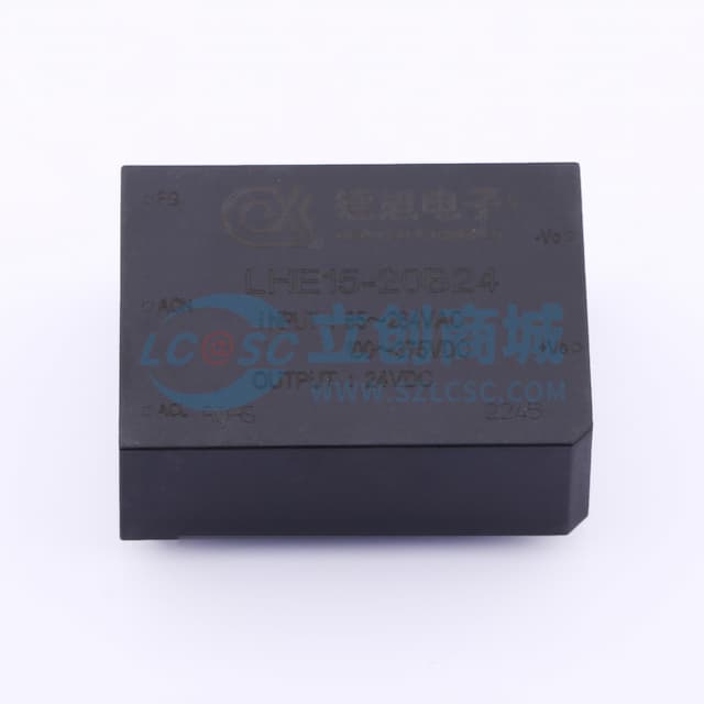 15W单路、双正隔离输出AC-DC模块电源实物图