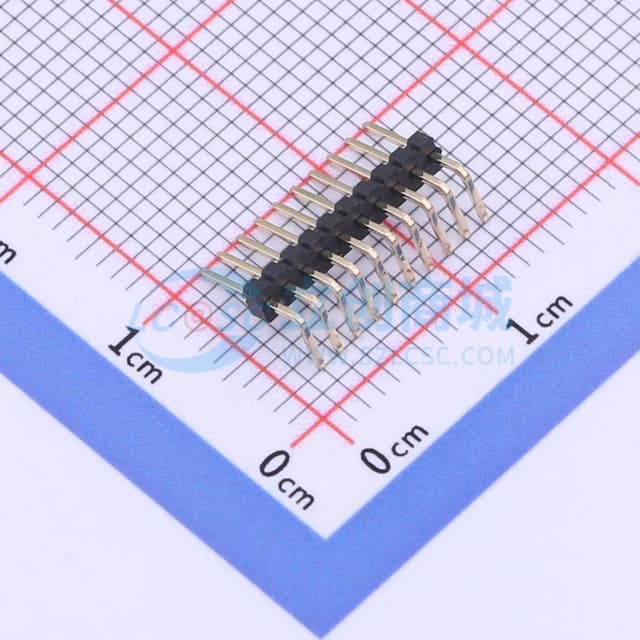 1x10P 间距:1.27mm 方针实物图