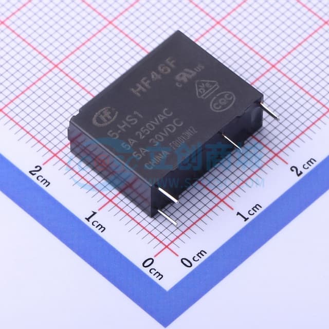 【插件】超小型中功率5V继电器 单刀单掷-常开实物图