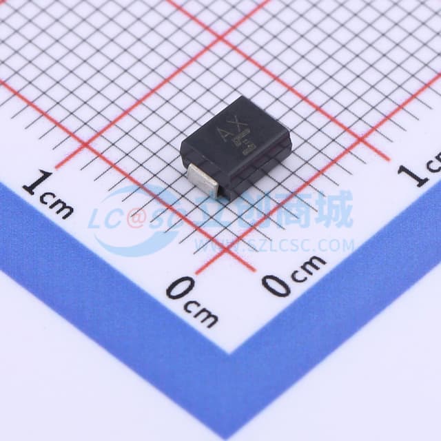 双向TVS 10V截止 峰值浪涌电流：35.3A实物图