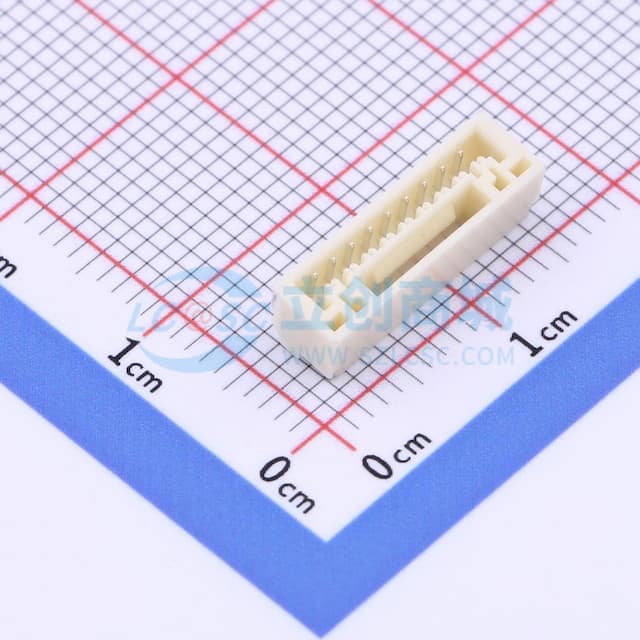 1x9P 间距:1.25mm 卧贴 系列:GH实物图