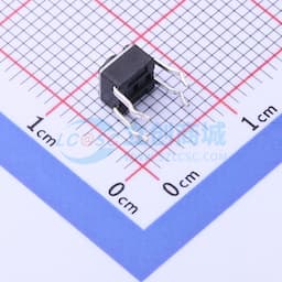 轻触开关4.5*4.5*3.8四脚插件正按圆柄按键180gf缩略图