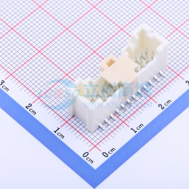 2x12P 间距:2mm 立贴 系列:PUD实物图