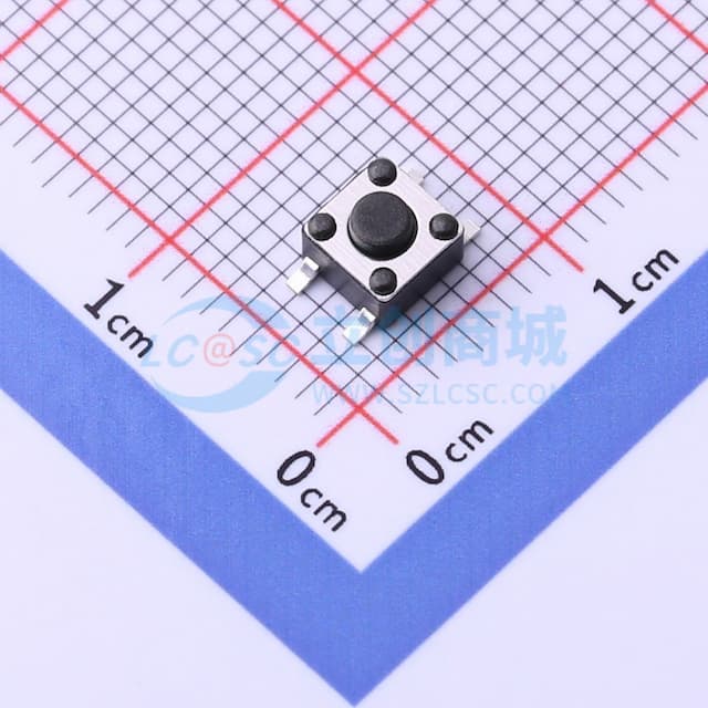 4.5*4.5*3.5mm 立贴 轻触开关实物图