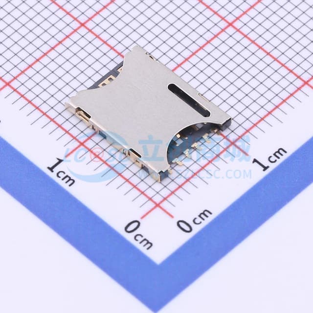 自弹式 NanoSIM卡 卡座实物图
