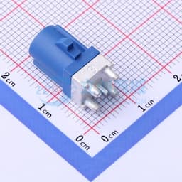 蓝色 FAKRA连接器,公头立式板端缩略图