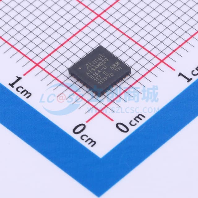ATSAMD20E16A-MU实物图