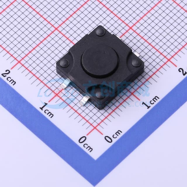 12*12*4.3mm 立贴 轻触开关实物图
