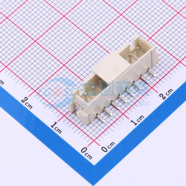 1x8P 间距:2.54mm 立贴实物图