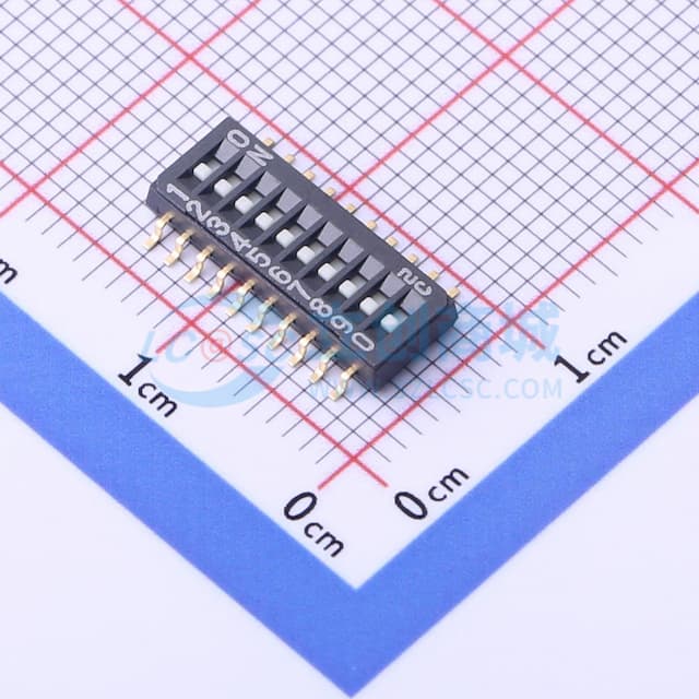 拨码开关 (间距1.27mm)实物图