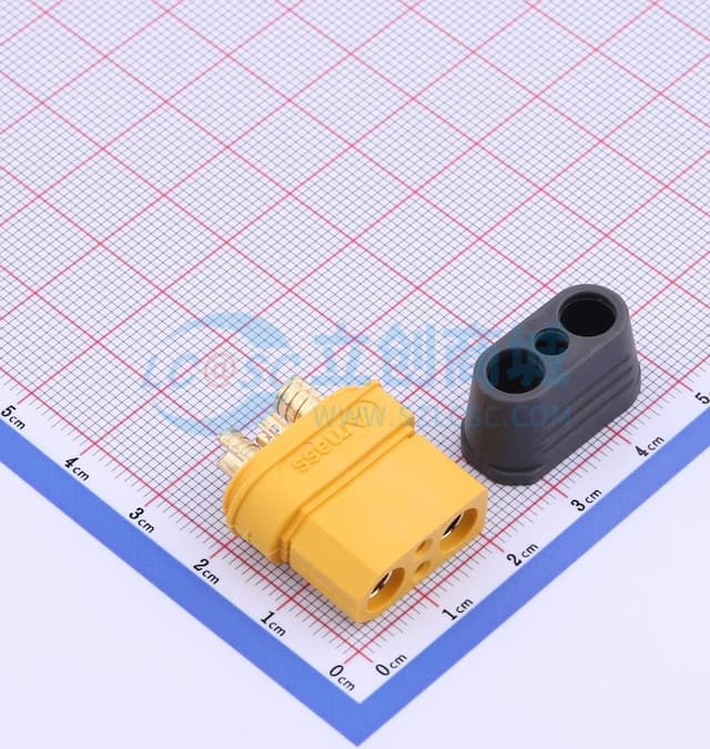 两件套 AMASS(艾迈斯)动力锂电池额定电流 40-50A 标准内接件接头XT90(2+2)-F.G.Y实物图