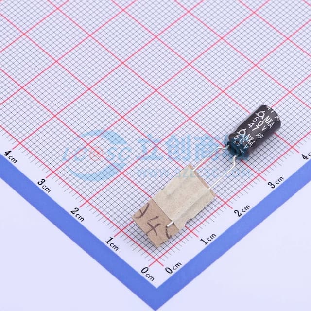 47uF ±20% 50V实物图