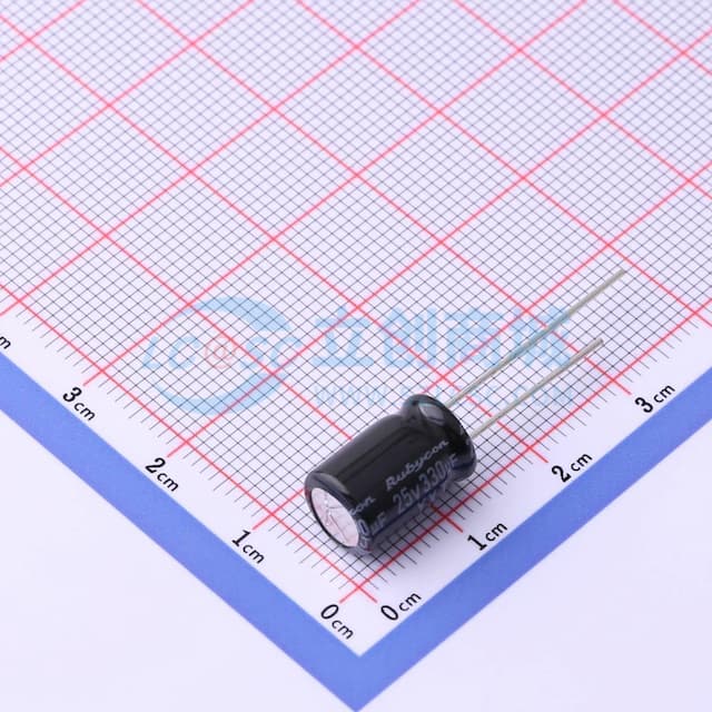 【插件】330uF ±20% 25V实物图