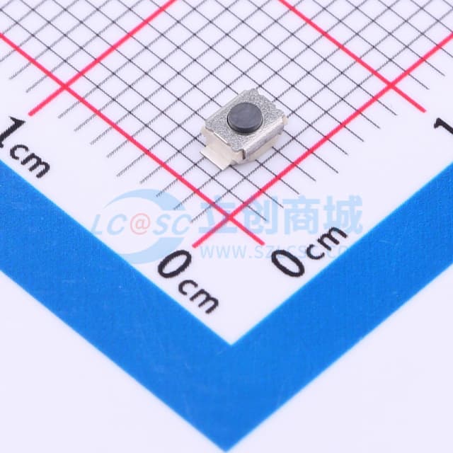 小型正按轻触开关无柱 160gf H1.5实物图