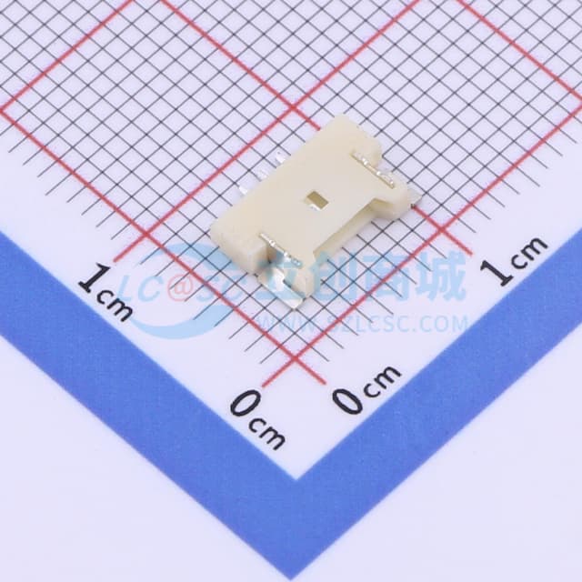 黑金 1x3P 间距:1.25mm 卧贴实物图