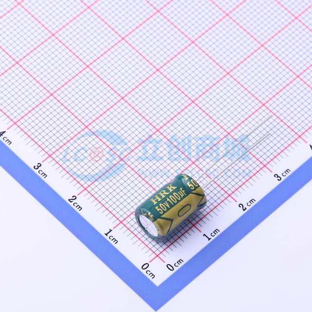 【插件】100uF ±20% 50V实物图