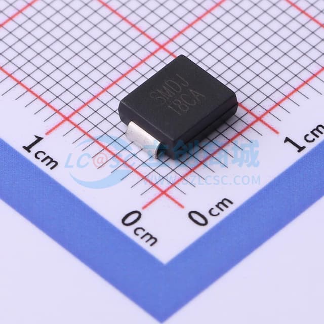 双向TVS 18V截止 峰值浪涌电流：102.7A实物图