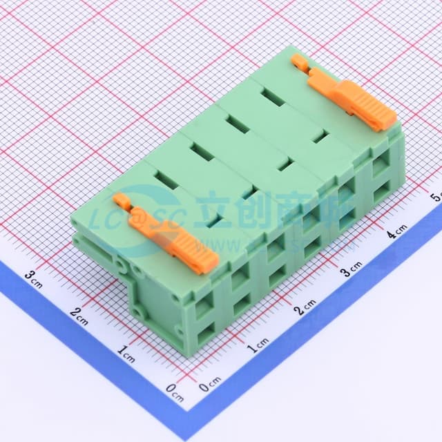 1x6P 7.5mm 排数:1 每排P数:6实物图