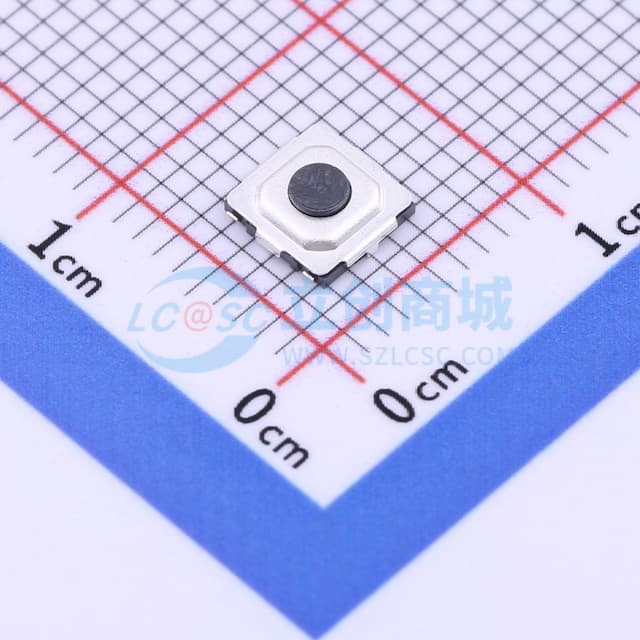 5.2*5.2*1.5mm 立贴 轻触开关实物图
