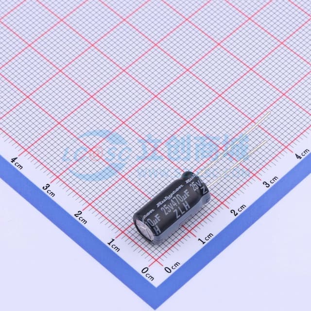470uF ±20% 25V实物图