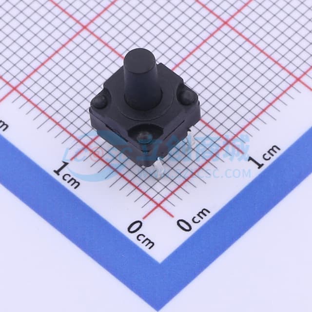 8*8*11.5防水IP67四脚插件按键250gf实物图