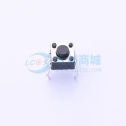 轻触开关4.5*4.5*3.8四脚插件正按圆柄按键180gf缩略图