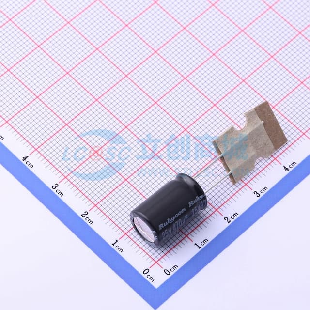 470uF ±20% 25V实物图