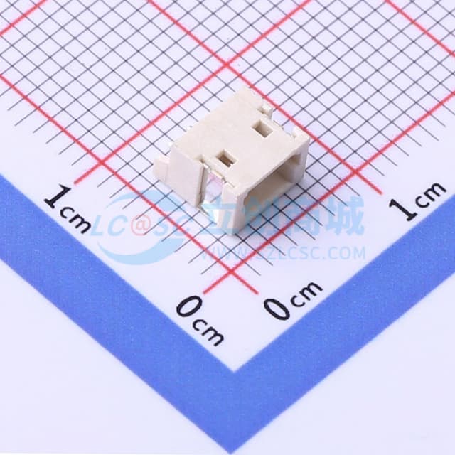 1x2P 间距:1.5mm 卧贴实物图