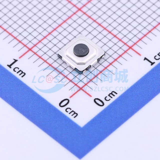 5.2*5.2*1.5mm 立贴 轻触开关实物图