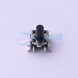 6*6*9.5四脚贴片带支架侧按轻触按键180gf缩略图