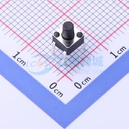 轻触开关4.5*4.5*6.0四脚插件正按圆柄按键180gf缩略图