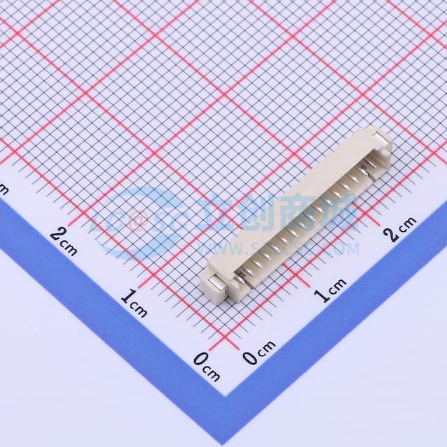 1x16P 间距:1.25mm 卧贴 系列:PicoBlade(MX 1.25)实物图
