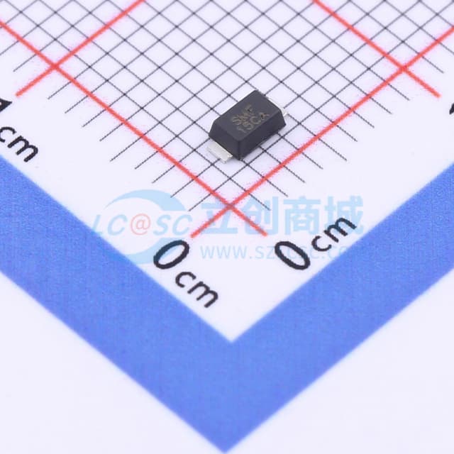 双向TVS 15V截止 峰值浪涌电流：8.2A实物图