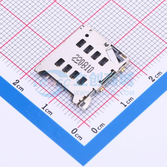 卡托式 MicroSIM卡 卡座实物图
