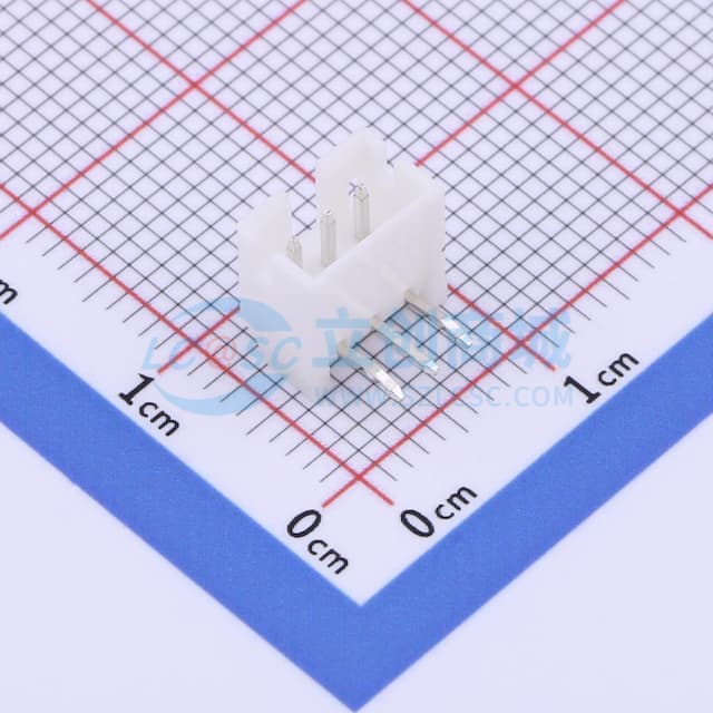 【插件】1x3P 间距:2mm 弯插实物图