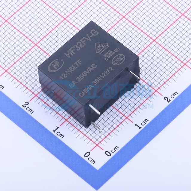 超小型中功率12V继电器 单刀单掷-常开实物图