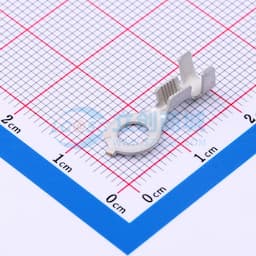 闭环形舌形端子，20 - 16 AWG，#8 / M4螺柱尺寸，4.17 mm螺柱直径，开口筒，直型，镀锡，无绝缘，AMPLIVAR缩略图