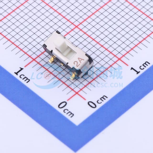 立贴两档 滑动开关实物图