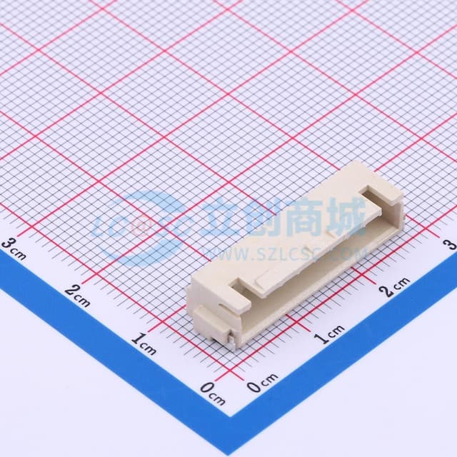 1x9P 间距:2.54mm 卧贴实物图
