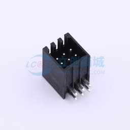 【插件】黑色 2x3P 2.54mm 排数:2 每排P数:3缩略图