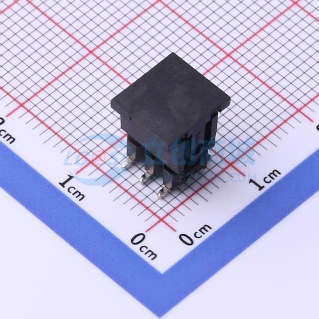 2x3P 间距:2.54mm 方针 立贴实物图