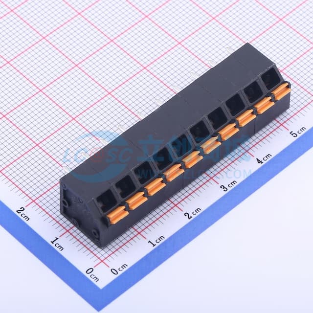 【插件】1x10P 5mm 每排P数:10 排数:1实物图