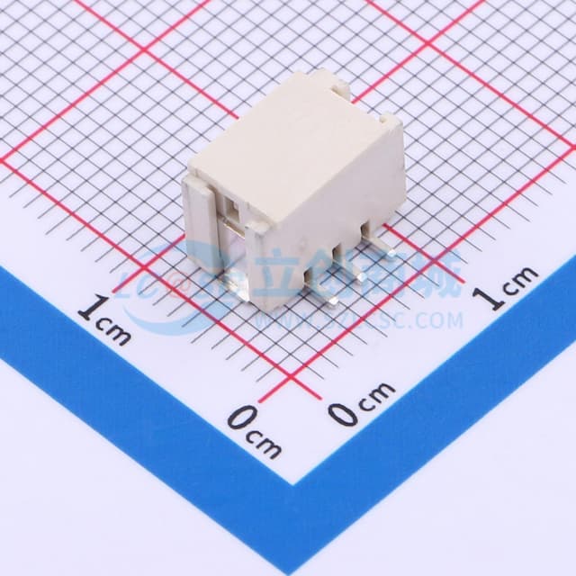 1x3P 间距:2mm 立贴 系列:PH实物图