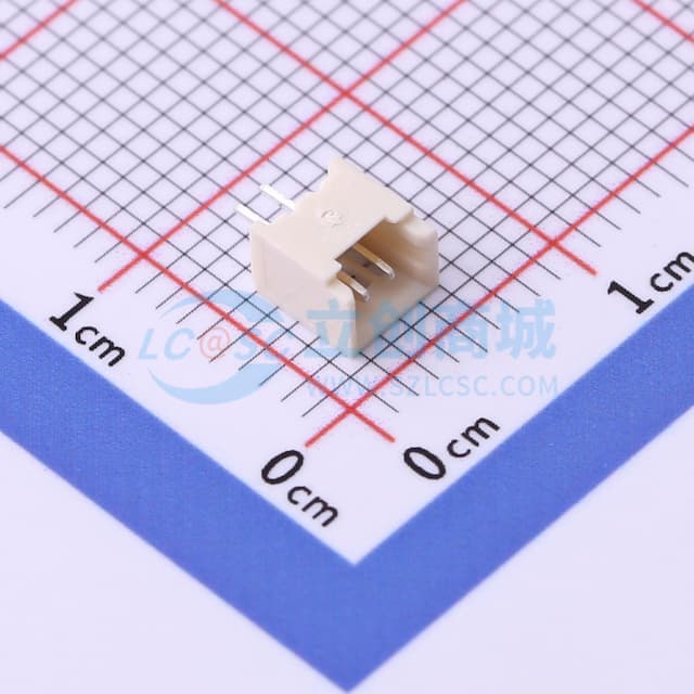 【插件】1x2P 间距:1.25mm 直插 系列:PicoBlade(MX 1.25)实物图