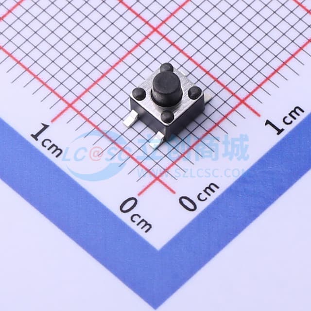 4.5*4.5*4.5mm 立贴 轻触开关实物图